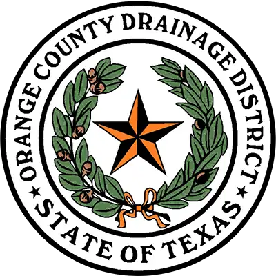 Logo for the Orange County Drainage District - State of Texas