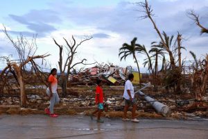 photo of the destruction and destroyed homes caused by Hurrican Melissa