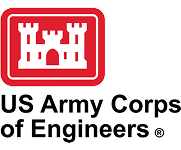 Logo of the U.S. Army Corps of Engineers, a key partner in the Coastal Texas Protection and Restoration Project