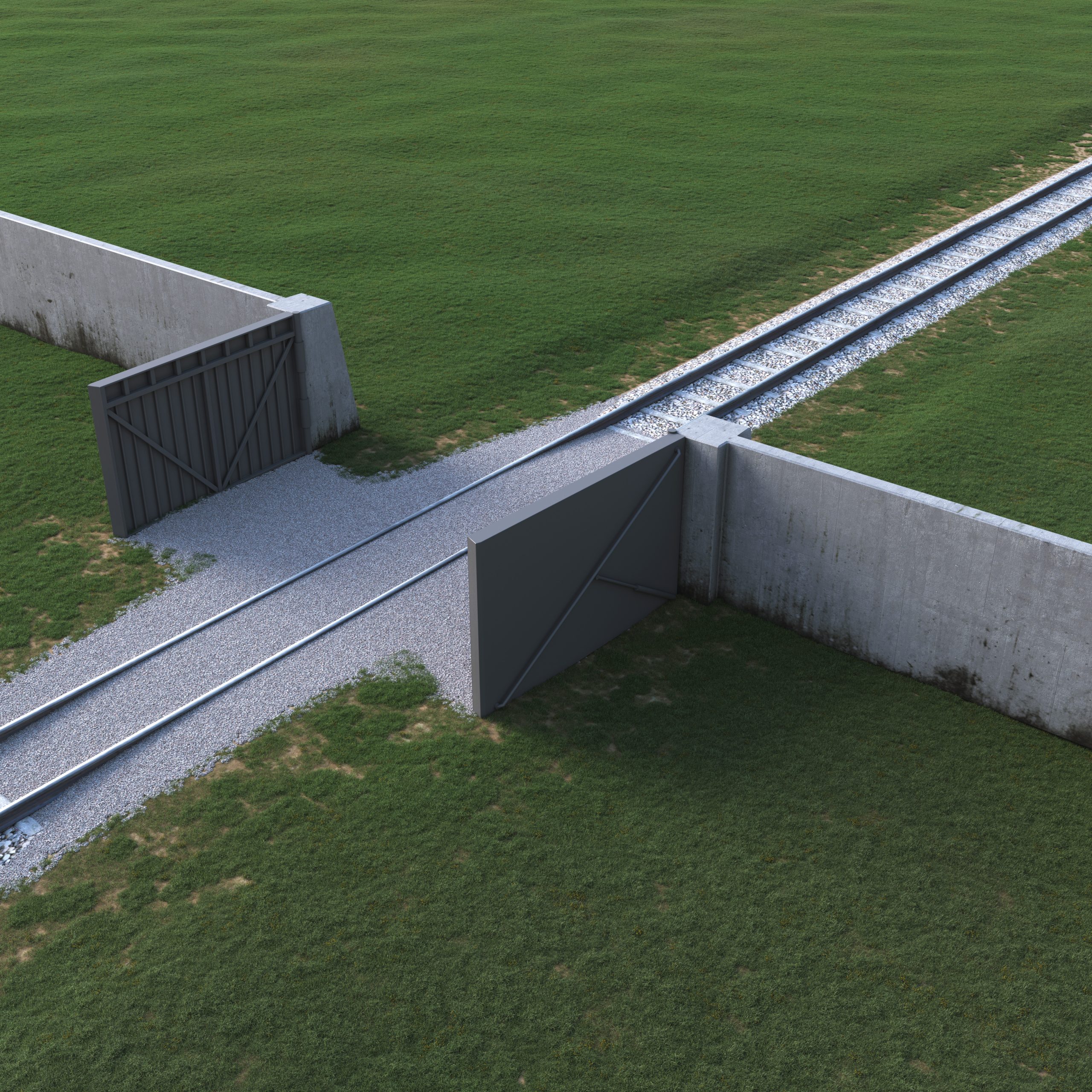 Rail closure infrastructure managed by GCPD as part of comprehensive coastal protection system