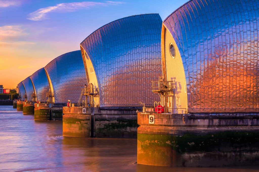 Thames Barrier in London